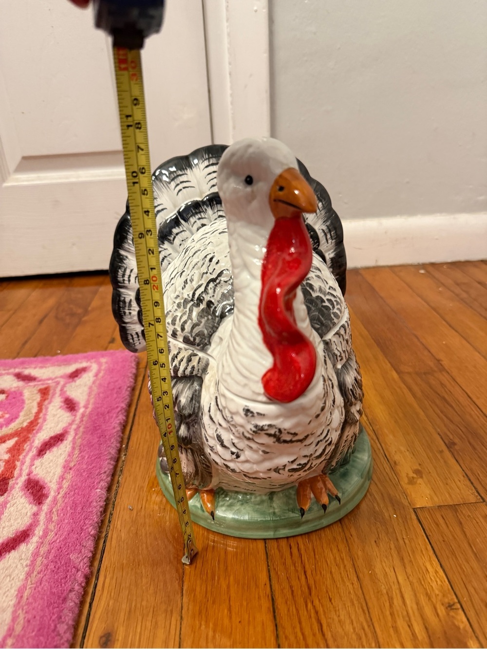 Vintage Hand Painted Italian Turkey Soup Tureen DY Bresolin Made in Italy - Picture 7 of 9